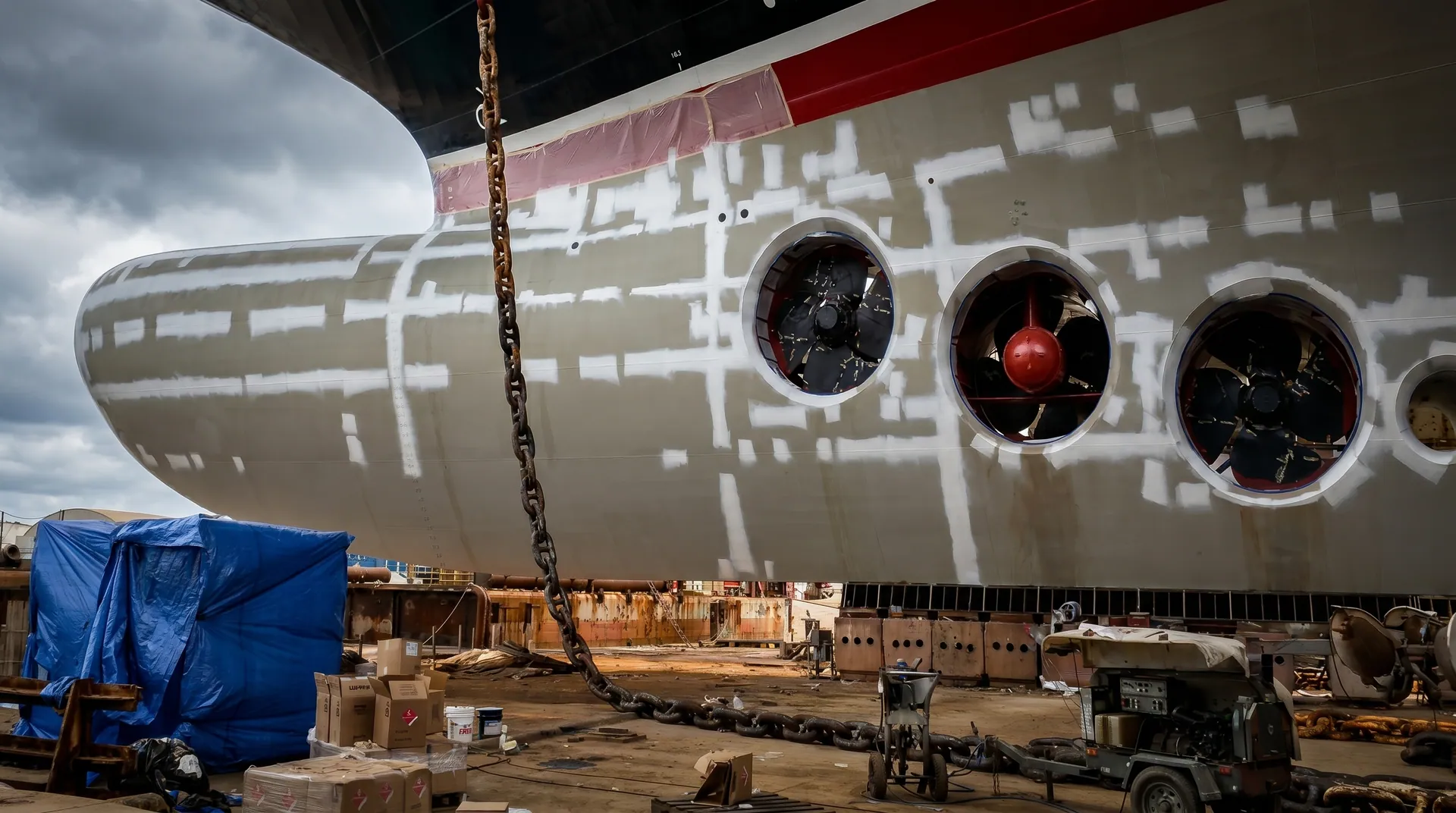 Specifying glass-flake coating for seawater service
