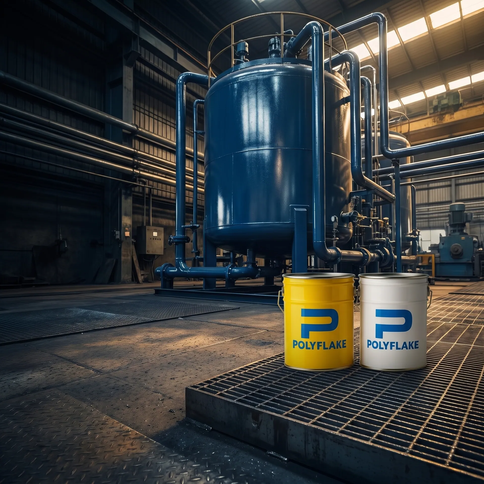 Polyflake® coating systems in an industrial environment